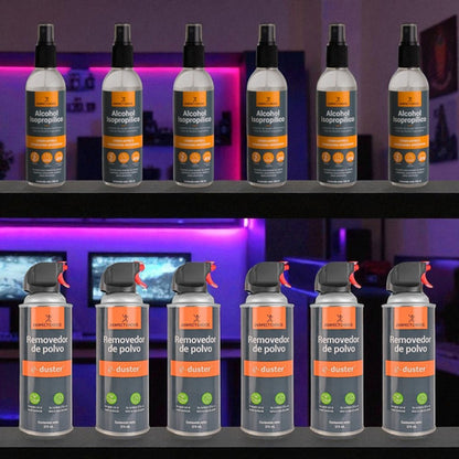 Kit Limpiador De Pantalla, Alcohol Isopropilico