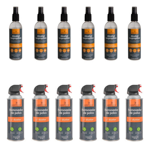 Kit Limpiador De Pantalla, Alcohol Isopropilico