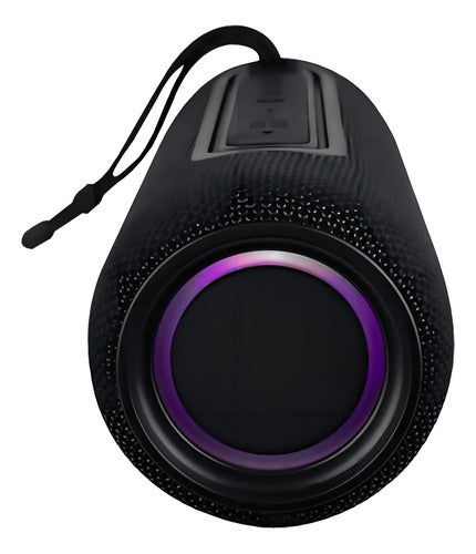 Bocina Inalambrica Portatil 20w Perfect Choice Lumino Negro Negro