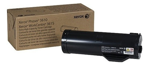 Tóner Xerox 106r02732 Alto Rendimiento Negro, 25.300 Páginas Negro