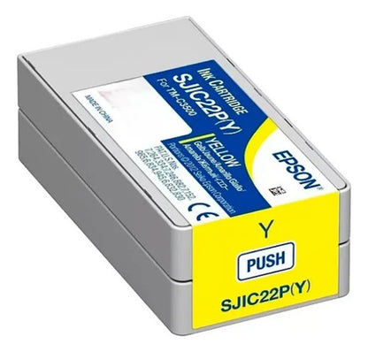 Cartucho Epson Colorworks C33s020583 Código Sjic22p Amarillo