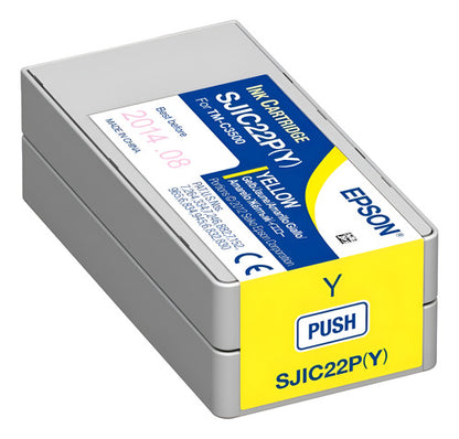 Cartucho Epson Colorworks C33s020583 Código Sjic22p Amarillo