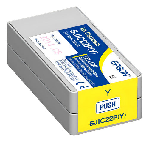 Cartucho Epson Colorworks C33s020583 Código Sjic22p Amarillo