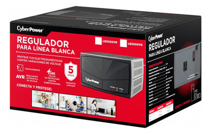Cyberpower Lb2500vr, Regulador De Voltaje Automático 2500va Gris