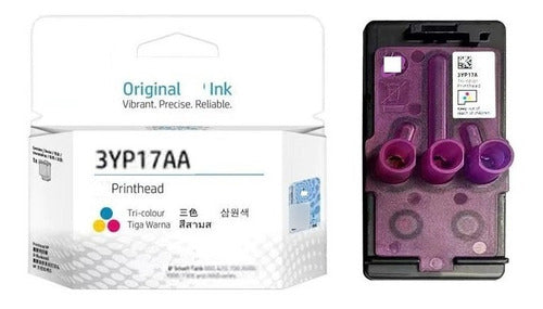 Hp 3yp17al Cabezal Tricolor Smart Tank 660 670 700 Series
