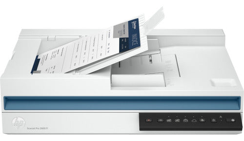 Scanner Hp Scanjet Pro 2600 F1, 600x600dpi, Escáner Color Blanco
