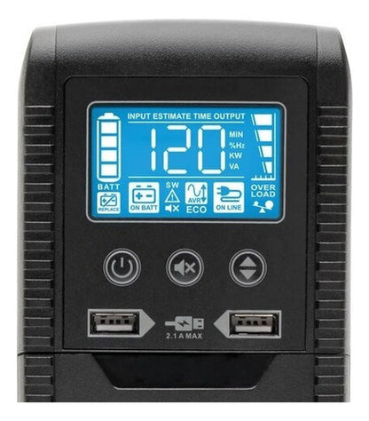 No Break Tripp Lite Eco1500lcd 900w/1440va 10 Contactos Negr Negro