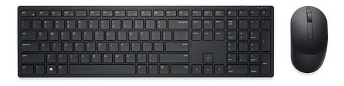 Kit Teclado Y Mouse Dell Km5221w Inalámbrico Usb Negro Esp