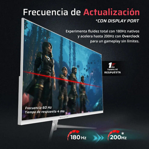 Monitor Gamer Balam Rush Mtg27y Led 27  Fhd 180hz Negro