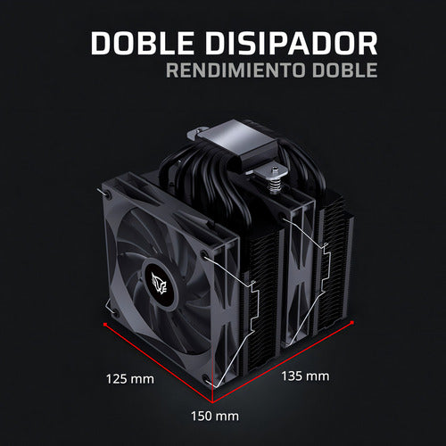 Disipador Cpu Balam Rush Heliux Expert Hex90 120mm 2000rpm