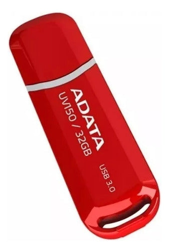 Memoria Usb Adata Dashdrive Uv150, 32gb, Usb 3.0, Rojo