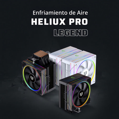 Disipador Cpu Balam Rush Heliux Pro Hex50, 120mm, Blanco