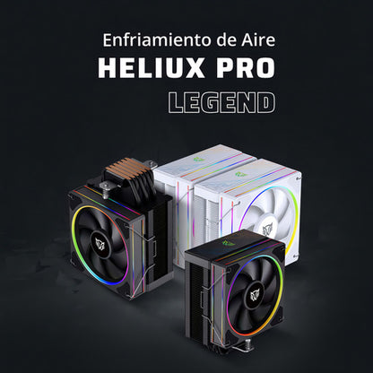 Disipador Cpu Balam Rush Heliux Pro Hex50, 120mm, Blanco