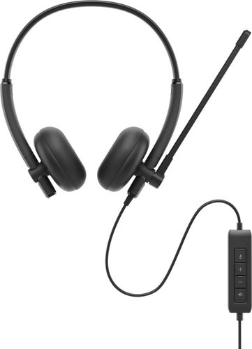 Dell Audífonos Wh125, Alámbrico, Usb-a Negro