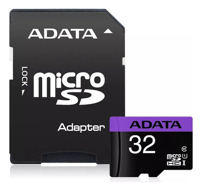 Tarjeta De Memoria Adata Ausdh32guicl10-ra1  Premier Con Adaptador Sd 32gb