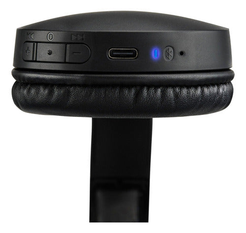 Audífonos Bluetooth Panasonic Hf630be-k Negros, Multipunto Color Negro