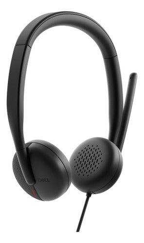 Audifonos  Microfono Dell Wh3024 Alambricos Usb-a 520-bbds Negro