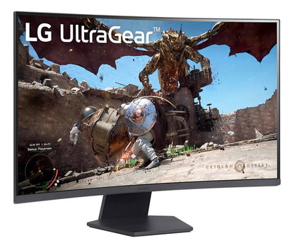 Monitor Gamer Curvo LG 32gs60qc Led 31.5 , 180hz 2560x1440p Negro