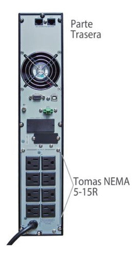 No Break Vica Alpha 1k Doble Conversión Línea 1.000w 8contac
