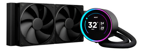 Enfriamiento Liquido Nzxt Kraken Elite 240 Negro Rl-kn24e-b2 Led Sin Rgb