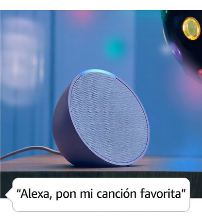 Amazon Echo Pop Con Asistente Virtual Alexa Lavender Bloom