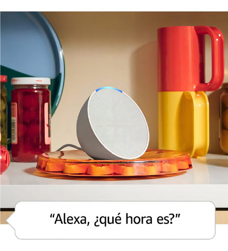 Amazon Echo Pop Con Asistente Virtual Alexa Lavender Bloom