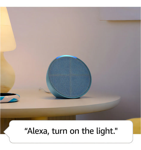 Amazon Echo Pop Con Asistente Virtual Alexa Color Negro