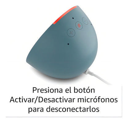 Amazon Echo Pop Con Asistente Virtual Alexa Color Negro