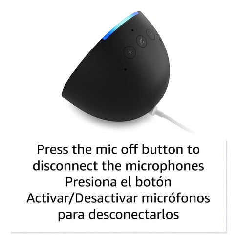Amazon Echo Pop Con Asistente Virtual Alexa Color Negro Negro