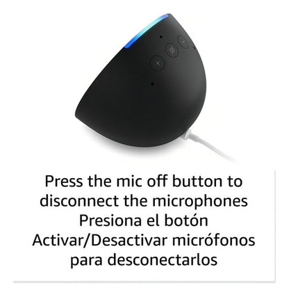Amazon Echo Pop Con Asistente Virtual Alexa Color Negro Negro