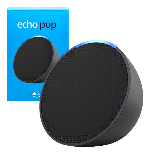 Amazon Echo Pop Con Asistente Virtual Alexa Color Negro Negro