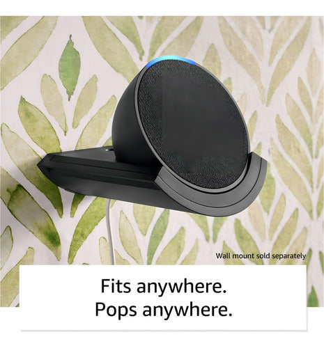 Amazon Echo Pop Con Asistente Virtual Alexa Color Negro Negro