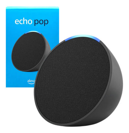 Amazon Echo Pop Con Asistente Virtual Alexa Color Negro Negro
