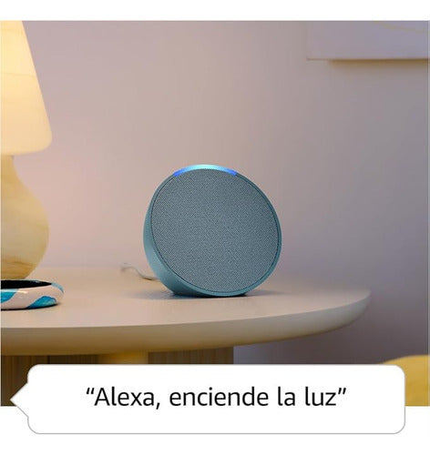 Amazon Echo Pop Con Asistente Virtual Alexa Color Negro Negro
