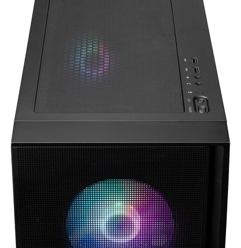 Gabinete Msi Mag Forge 321r Airflow, Midi-tower 4 Vent Negro Negro