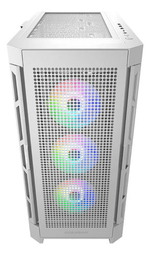 Gabinete Cougar Airface Pro Rgb, Midi-tower, 4 Vent Blanco Blanco