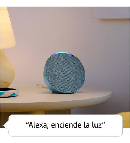 Amazon Echo Pop Con Asistente Virtual Alexa Midnight Teal Azul Petróleo