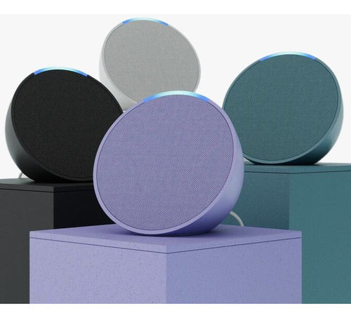 Amazon Echo Pop Con Asistente Virtual Alexa Midnight Teal Azul Petróleo