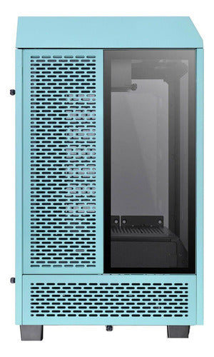 Gabinete Gamer Thermaltake The Tower 100 Mini Itx Turquesa