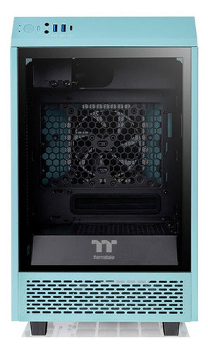 Gabinete Gamer Thermaltake The Tower 100 Mini Itx Turquesa