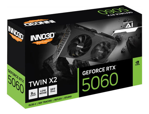 Tarjeta De Video Inno3d Nvidia Geforce Rtx 5060 Twin X2, 8gb