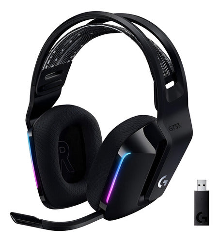 Logitech Audífonos Gamer G733 7.1 Ps4/pc Inalámbrico Negro