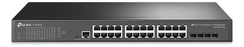 Switch Tp-link Gigabit Ethernet Tl-sg3428 V1, 24 Puertos
