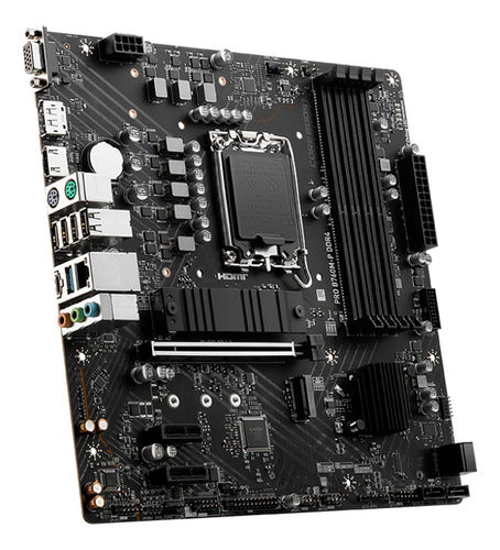 Tarjeta Madre Msi Micro-atx Pro B760m-p Ddr4, S-1700 128gb