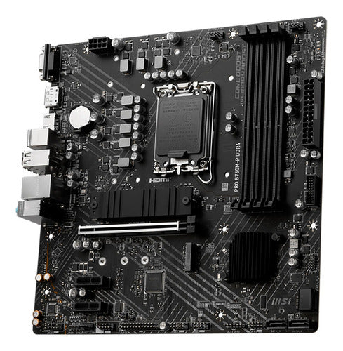 Tarjeta Madre Msi Micro-atx Pro B760m-p Ddr4, S-1700 128gb