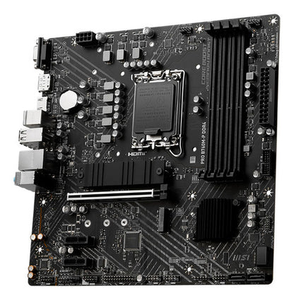 Tarjeta Madre Msi Micro-atx Pro B760m-p Ddr4, S-1700 128gb