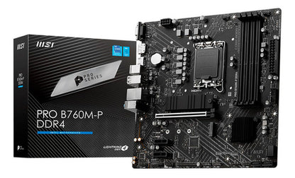 Tarjeta Madre Msi Micro-atx Pro B760m-p Ddr4, S-1700 128gb