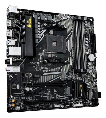 Tarjeta Madre Gigabyte B550m Ds3h Ac Am4 128gb Ddr4 Negro