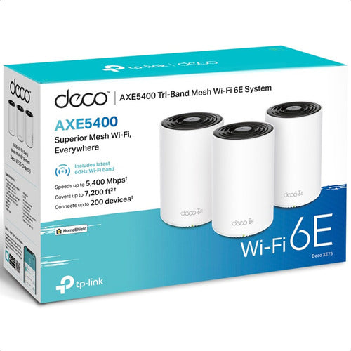 Pack De 3 Wi-fi 6e Mesh Axe5400 Triple Banda Deco Xe75