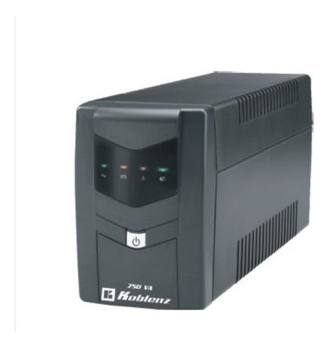 No Break Koblenz 7516 Usb/r 750va 450w 6 Contactos 75 Min Color Negro